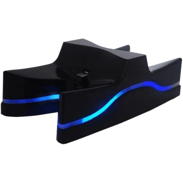 Зарядная станция для двух контроллеров PS4 UFO Blue LED Charging Stand (KHPS4-06)