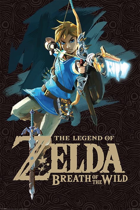 Постер Pyramid Maxi Poster: The Legend of Zelda: Breath Of The Wild (Game Cover)
