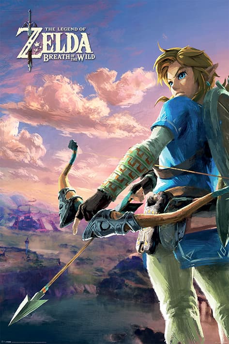 Постер Pyramid Maxi Poster: The Legend of Zelda: Breath Of The Wild (Hyrule Scene Landscape)