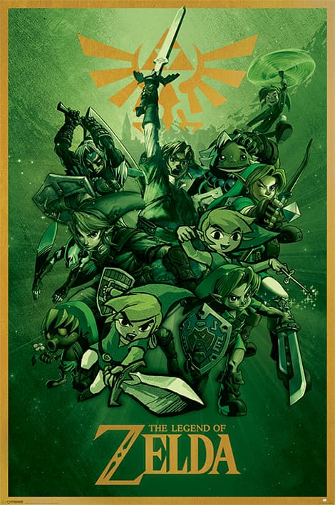 Постер Pyramid Maxi Poster: The Legend Of Zelda (Link)