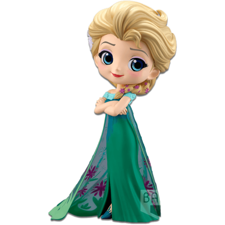 Фигурка Q Posket Disney Characters: Frozen Fever: Elsa (ver.A)