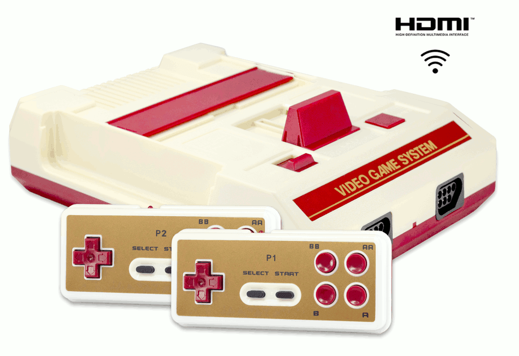 Retro Genesis 8 Bit 300 игр (HDMI кабель, 2 беспроводных джойстика)