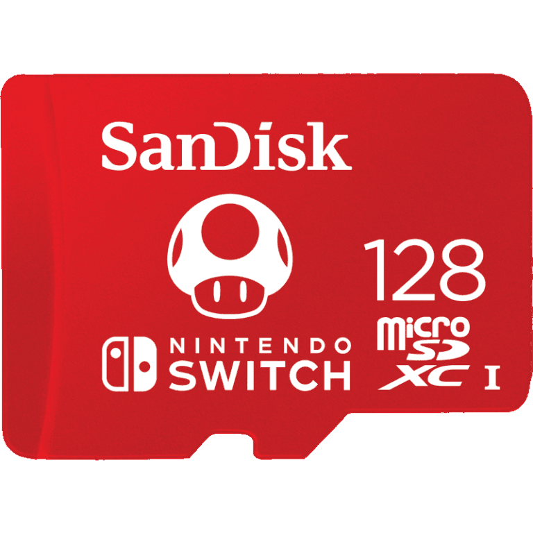Карта SANDISK microSDXC ДЛЯ NINTENDO SWITCH 128 Гб