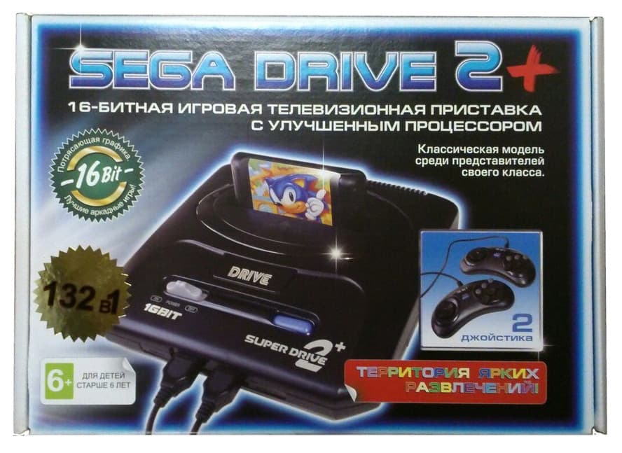 16bit Drive 2+ 132 встроенных игры
