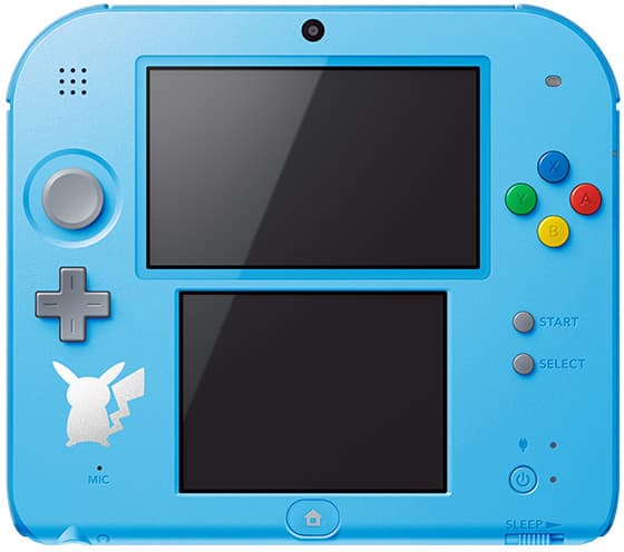 Nintendo 2DS (голубая) (Б/У) + Pokémon Moon