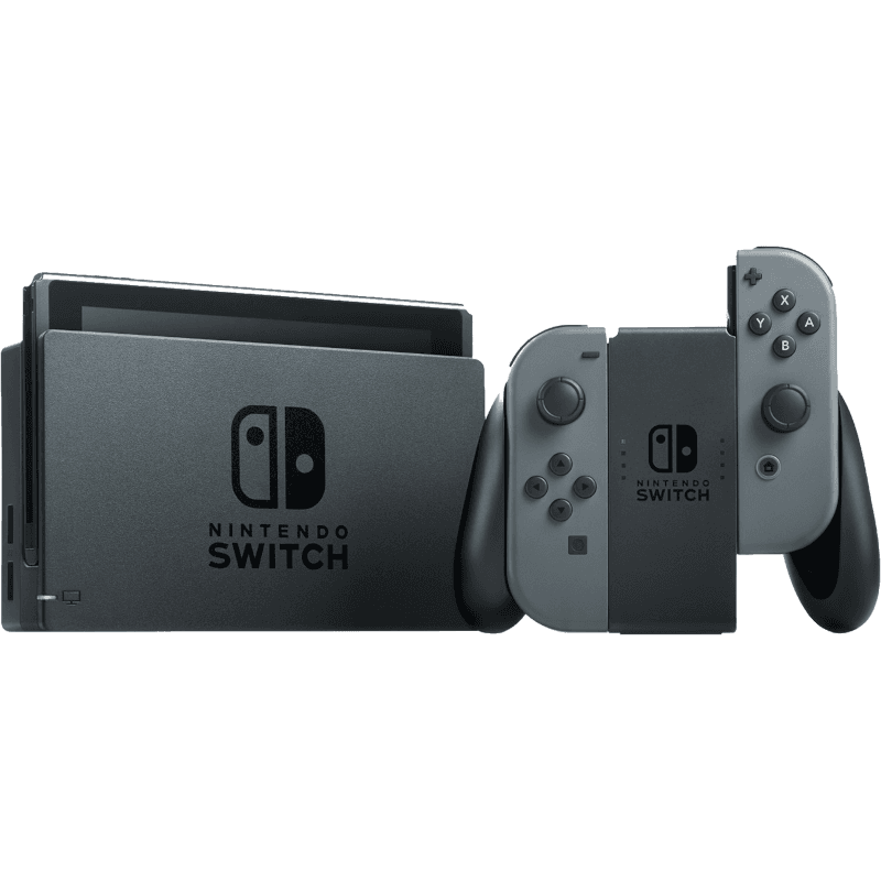 Nintendo Switch v.2 (HAC-001-01), серый (Б/У)