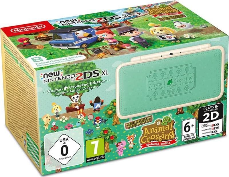 New Nintendo 2DS XL Animal Crossing Edition + игра Animal Crossing: New Leaf - Welcome amiibo