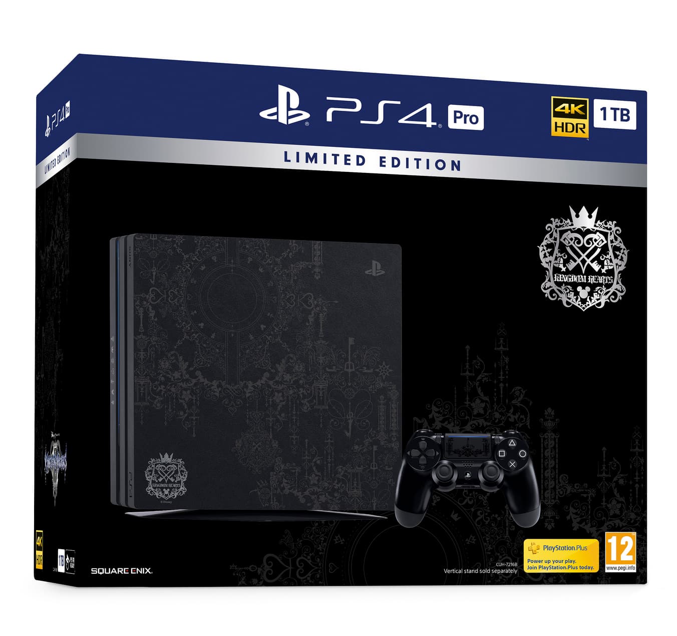 Sony PlayStation 4 Pro 1TB, Kingdom Hearts 3 Limited Edition (CUH-7208)