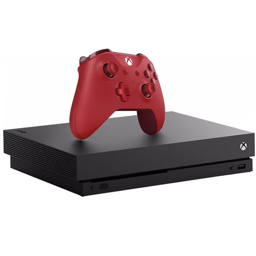 Microsoft Xbox One X 1TB (красный геймпад) (Б/У)