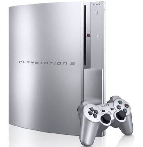 Sony Playstation 3 FAT 80GB (CECHL00), silver (Б/У)