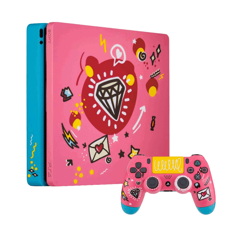 Sony PlayStation 4 Slim 1TB Rainbo, Sweet (CUH-2208B)