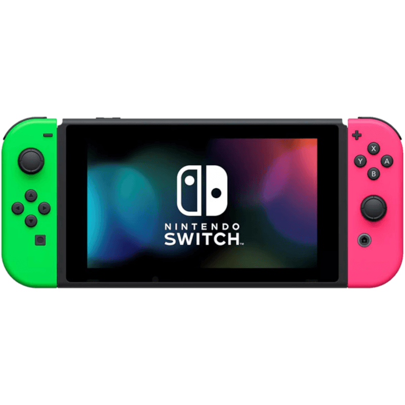 Nintendo Switch (neon green/neon pink) (Б/У) (HAC-001)