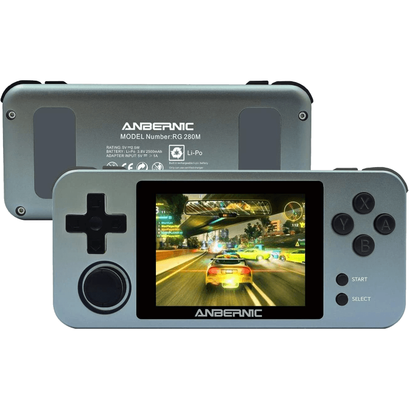 Портативная игровая приставка RG280M, grey