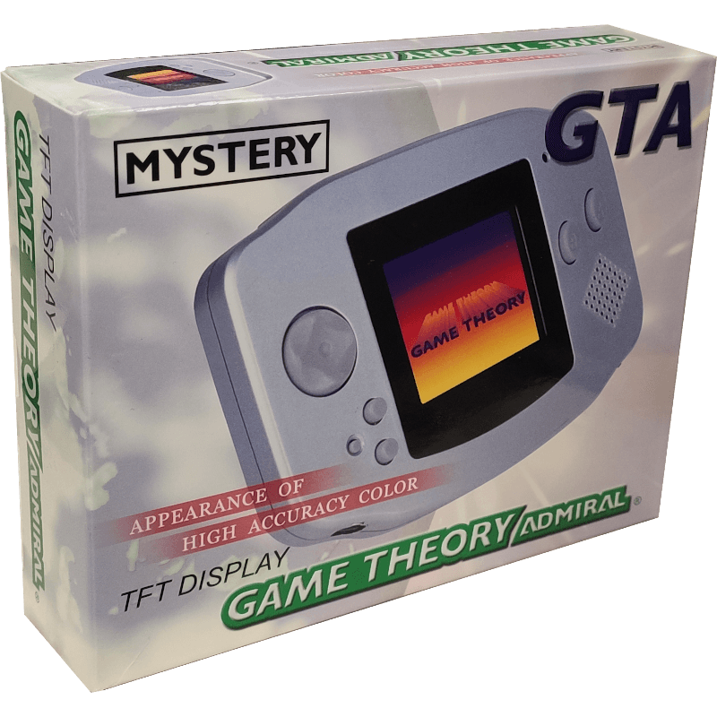 Портативная игровая приставка 8 bit Mystery Game Theory Admiral + 2 картриджа (metallic grey)