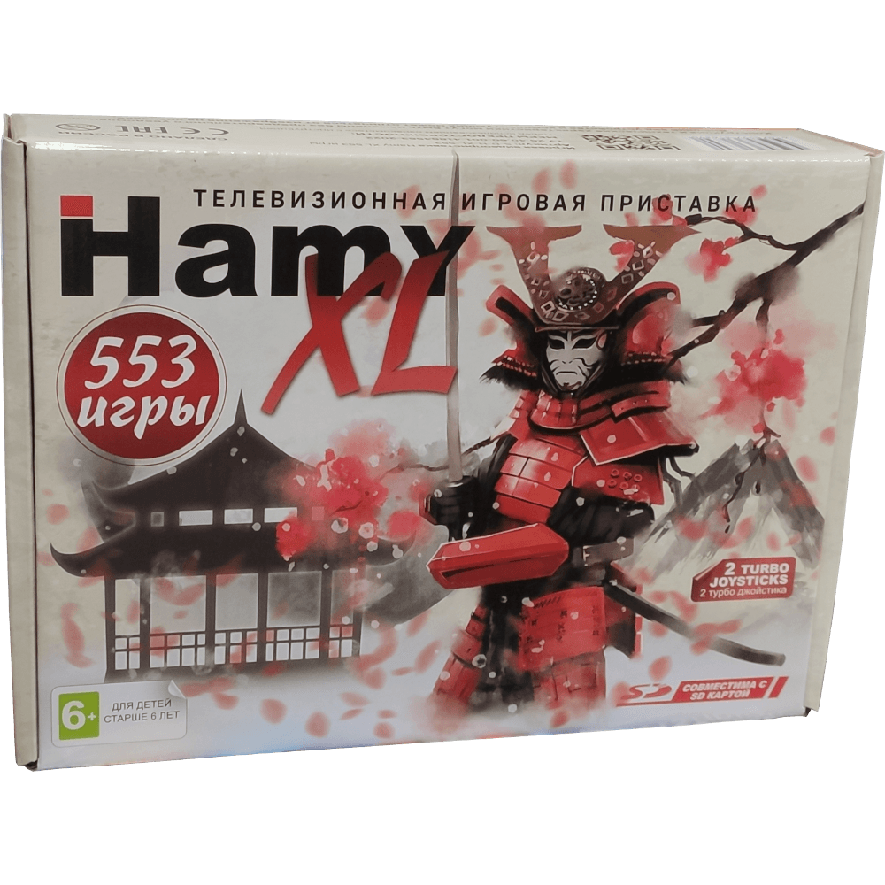 Игровая приставка 8 bit - 16 bit Hamy XL (553 игры, HDMI, два проводных геймпада)