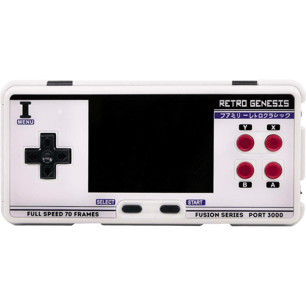Портативная игровая приставка Retro Genesis Port 3000, белый винтаж