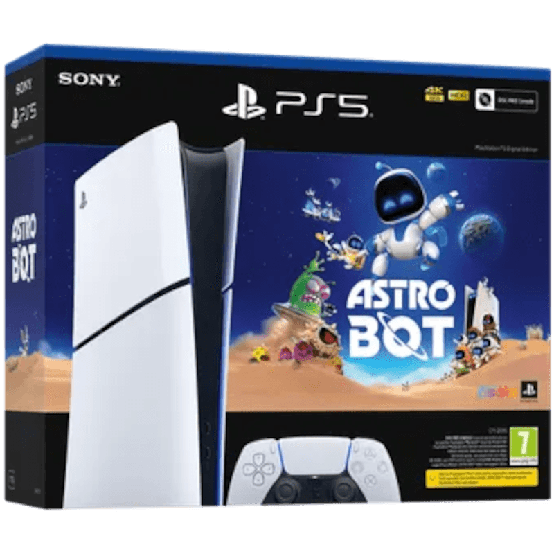 Игровая приставка Sony PlayStation 5 Slim Digital Edition (без дисковода) + Astro Bot (код загрузки)