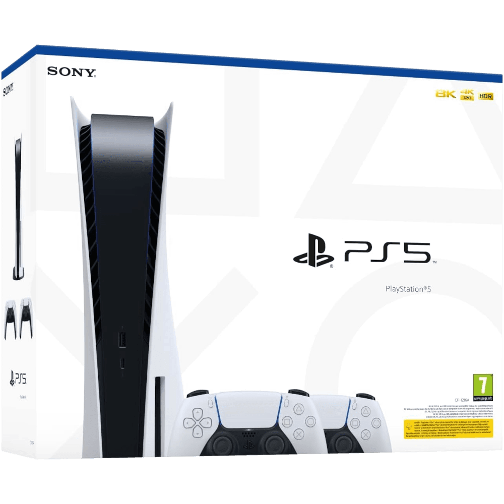 Игровая приставка Sony PlayStation 5 (CFI-1216A) (2 геймпада)