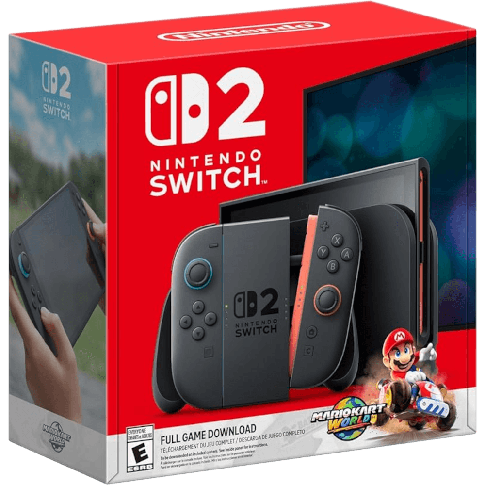 Nintendo Switch 2 + код загрузки Mario Kart World (US)