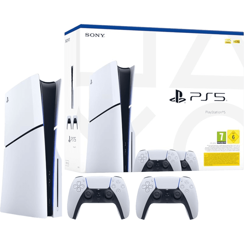 Игровая приставка Sony PlayStation 5 Slim CFI-21XXA (с дисководом) (2 геймпада)