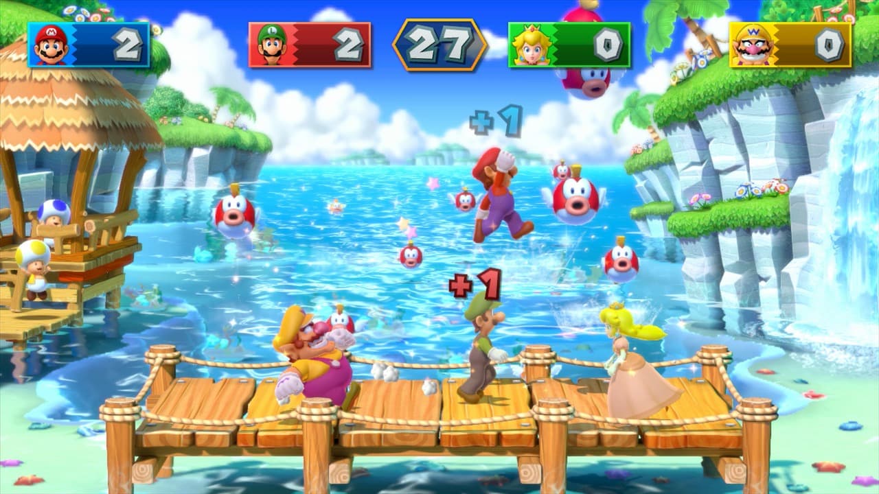 Mario Party 10 + фигурка Amiibo Mario (Super Mario)