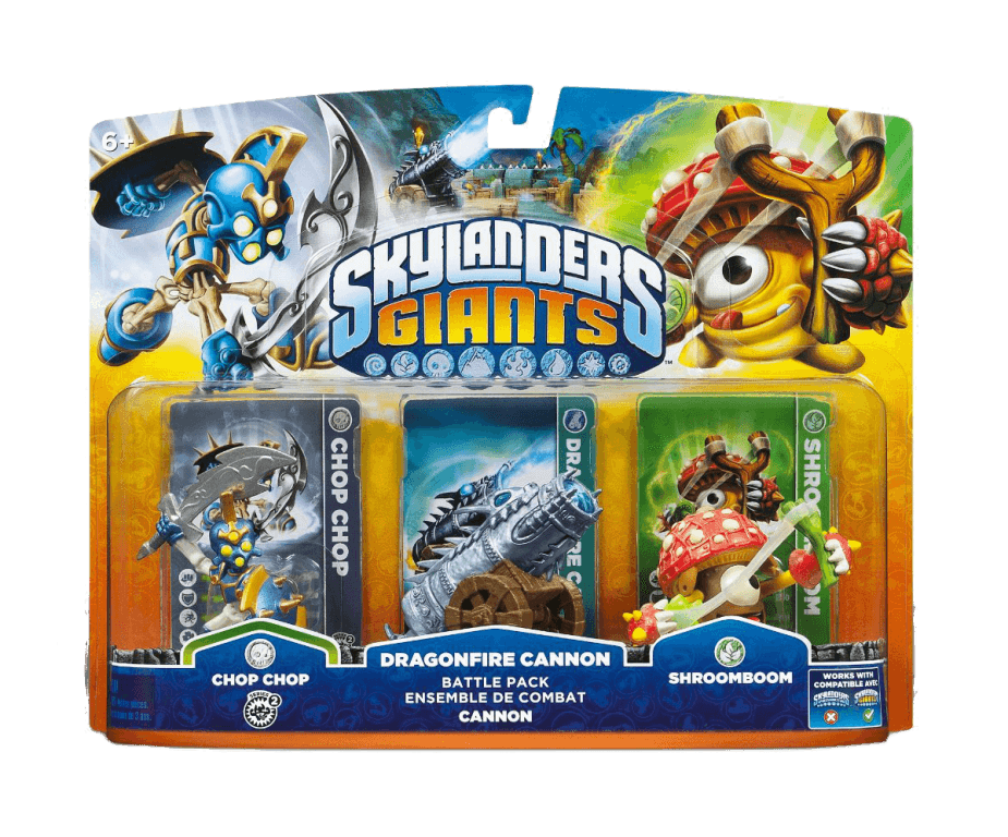 Skylanders: Giants - Боевой набор - Chop Chop, Dragonfire Cannon, Shroomboom