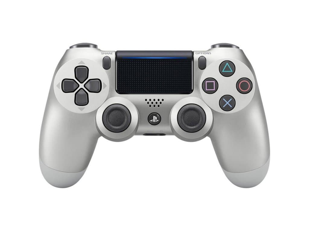 Геймпад Sony Dualshock 4 для PS4, Серебро (CUH-ZCT1E) (REF)