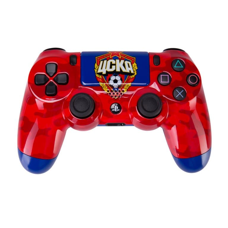 Геймпад RAINBO Sony Dualshock 4 v2 для PS4, ЦСКА "Красно - армейский" (CUH-ZCT2E)