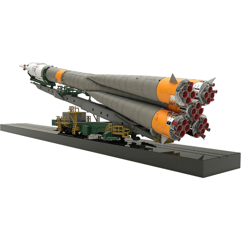 Сборная модель корабля Soyuz Rocket & Transport Train (2nd re-run)