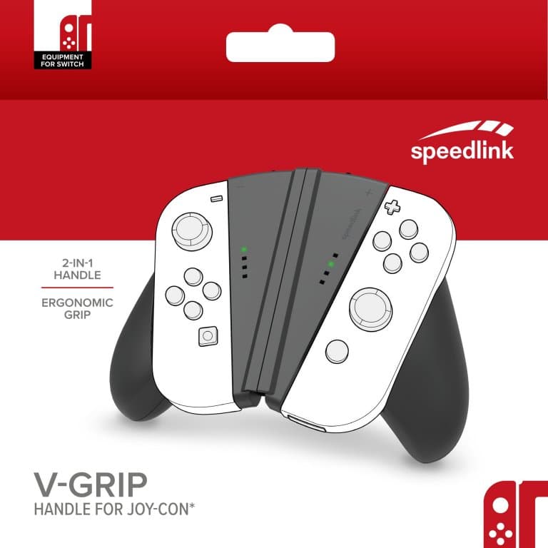 Speedlink Крепление для контроллера Joy-Con V-Grip Handle (SL-330602-BK)