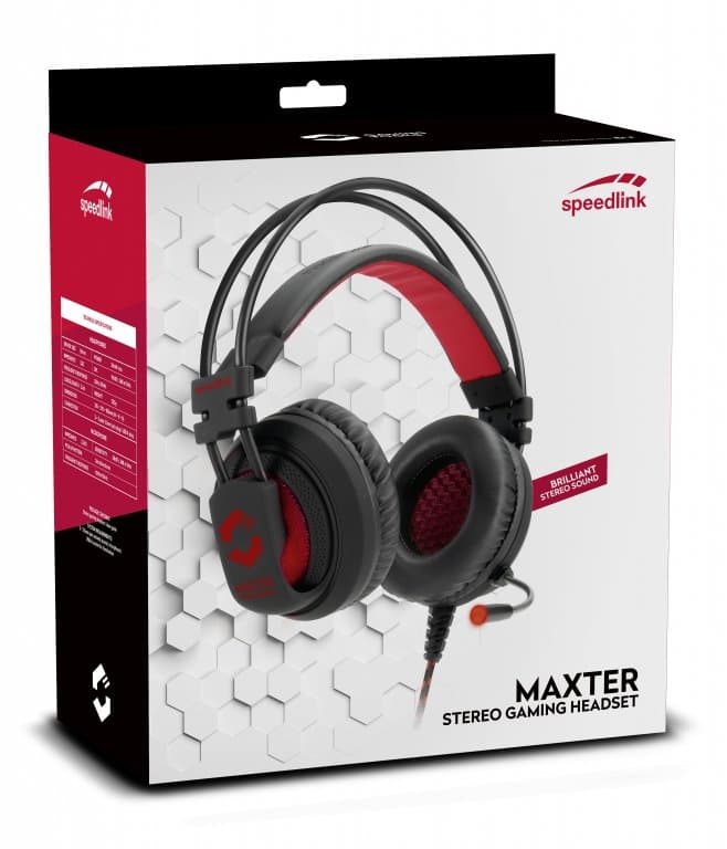 Speedlink Игровая гарнитура Maxter Stereo Gaming Headset, (SL-860002-BK)