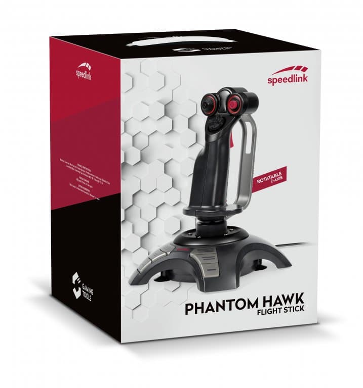 Speedlink Джойстик Phantom Hawk Flightstick, (SL-6638-BK)