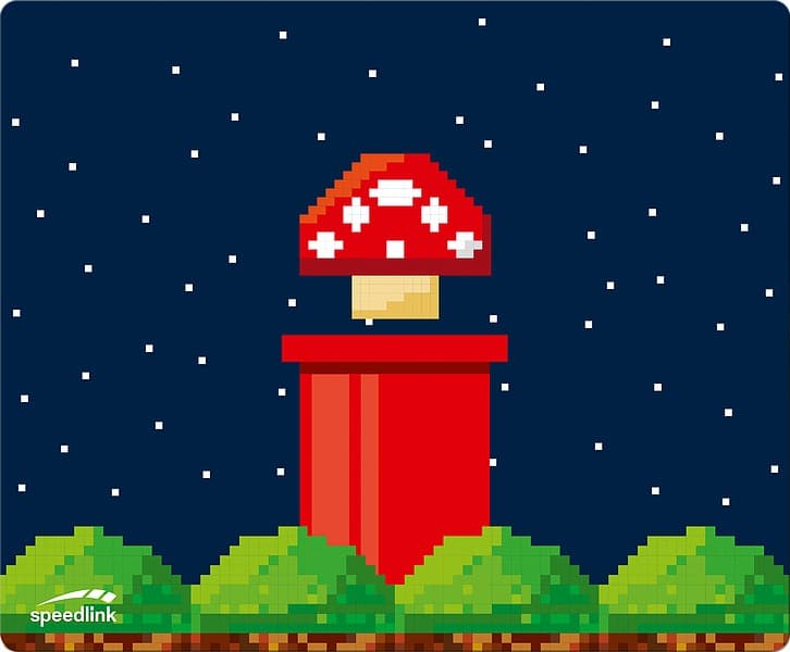 Speedlink Коврик для мыши Vinpad Mousepad retro-design (mushroom)