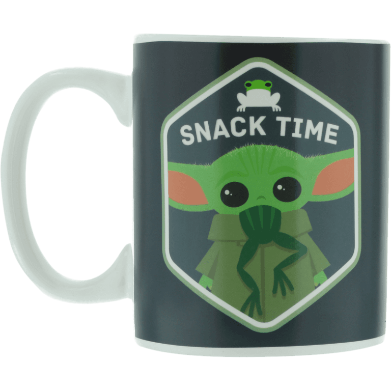 Кружка с терморисунком Star Wars: Mandalorian: The Child: Snack Time