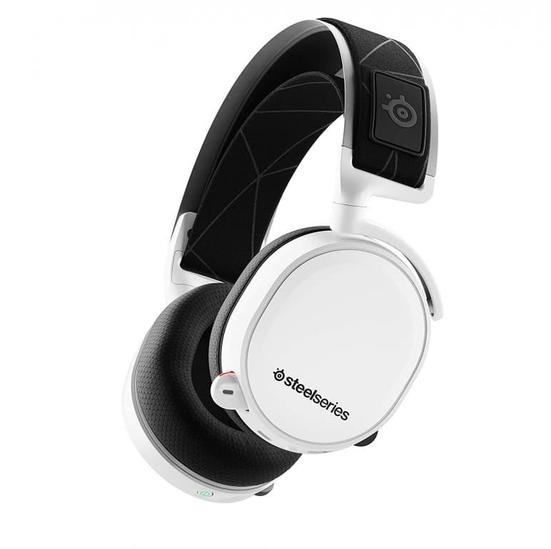 Беспроводная игровая гарнитура SteelSeries Arctis 7, white (2019 Edition)