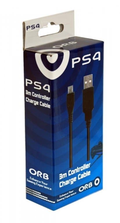 USB кабель для зарядки (3 м.) PS4