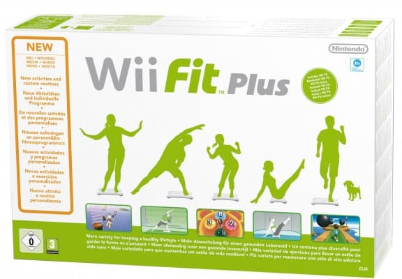 Nintendo Wii Balance Board (белая) + игра Wii Fit Plus