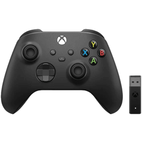 Xbox Wireless Controller – Carbon Black + PC адаптер