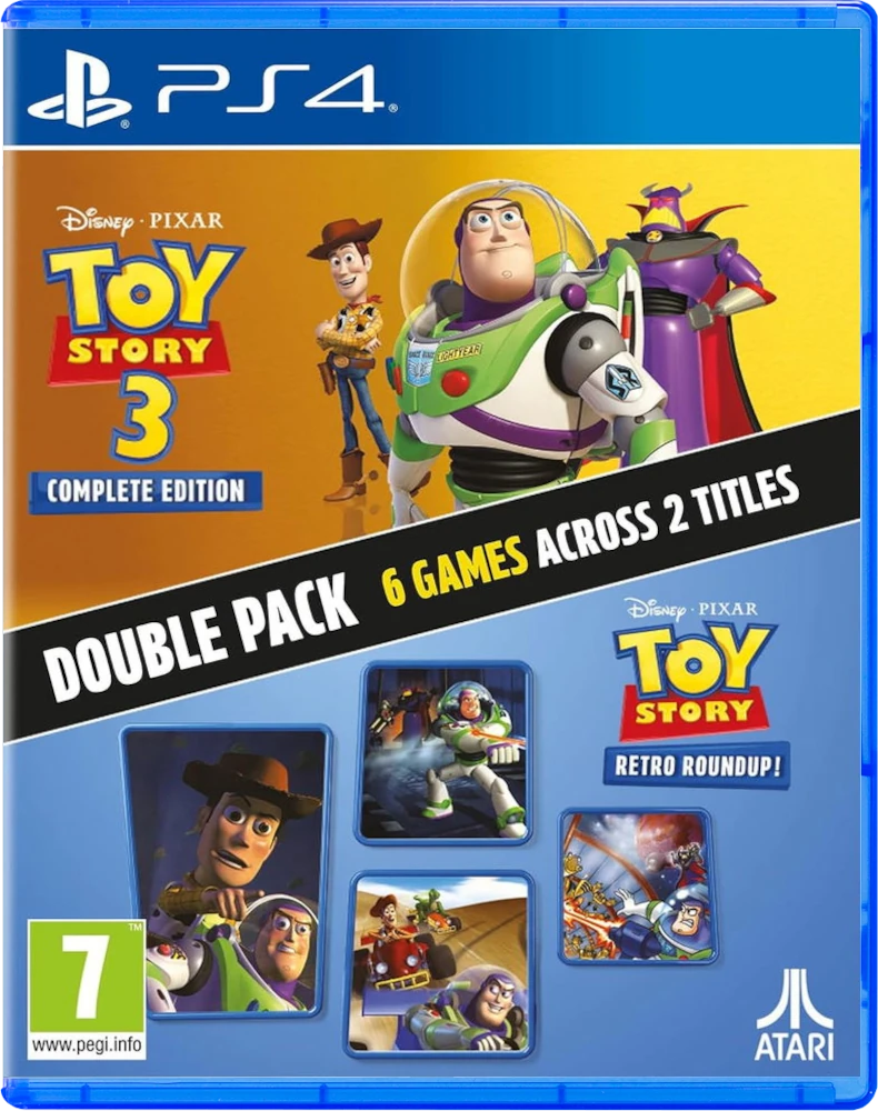 Toy Story: Retro Roundup! + Toy Story 3 Complete Edition Double Pack [PS4]