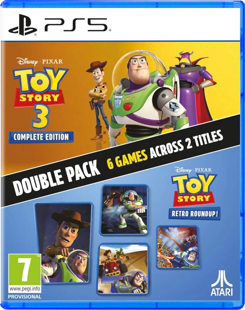 Toy Story: Retro Roundup! + Toy Story 3 Complete Edition Double Pack [PS5]