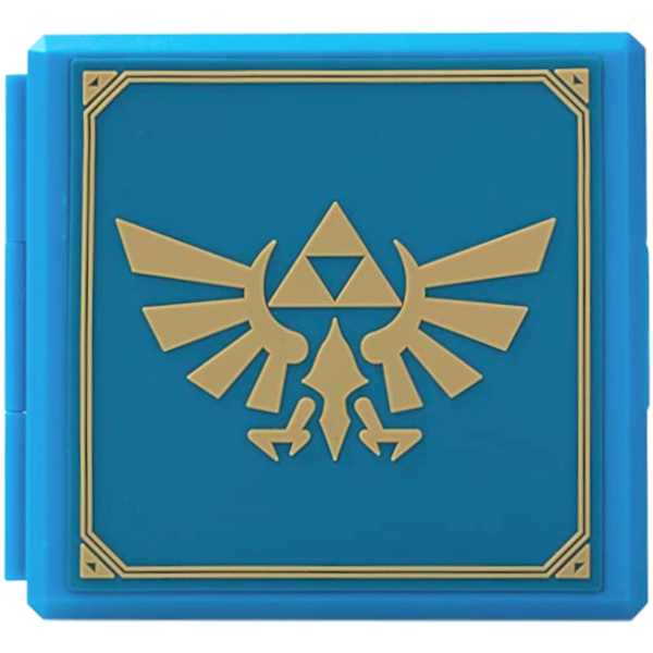 Кейс для хранения 12 игровых карт - Legend of Zelda: Hyrule Crest (Blue)