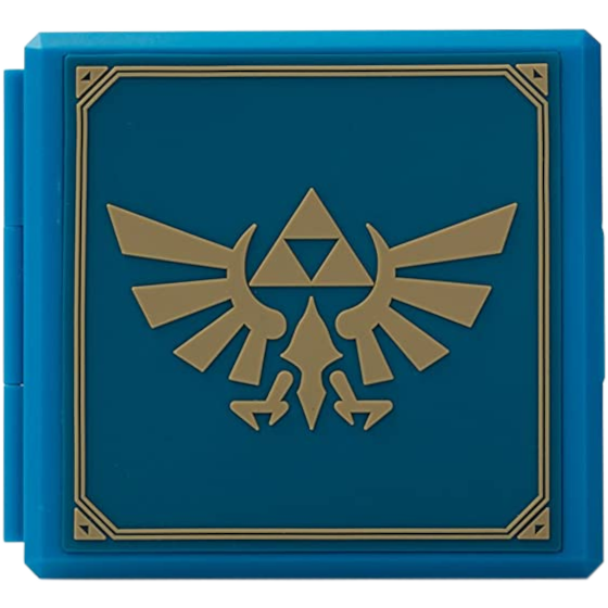 Кейс для хранения 12 игровых карт Premium Game Card Case, Hori - Zelda Hylian Crest