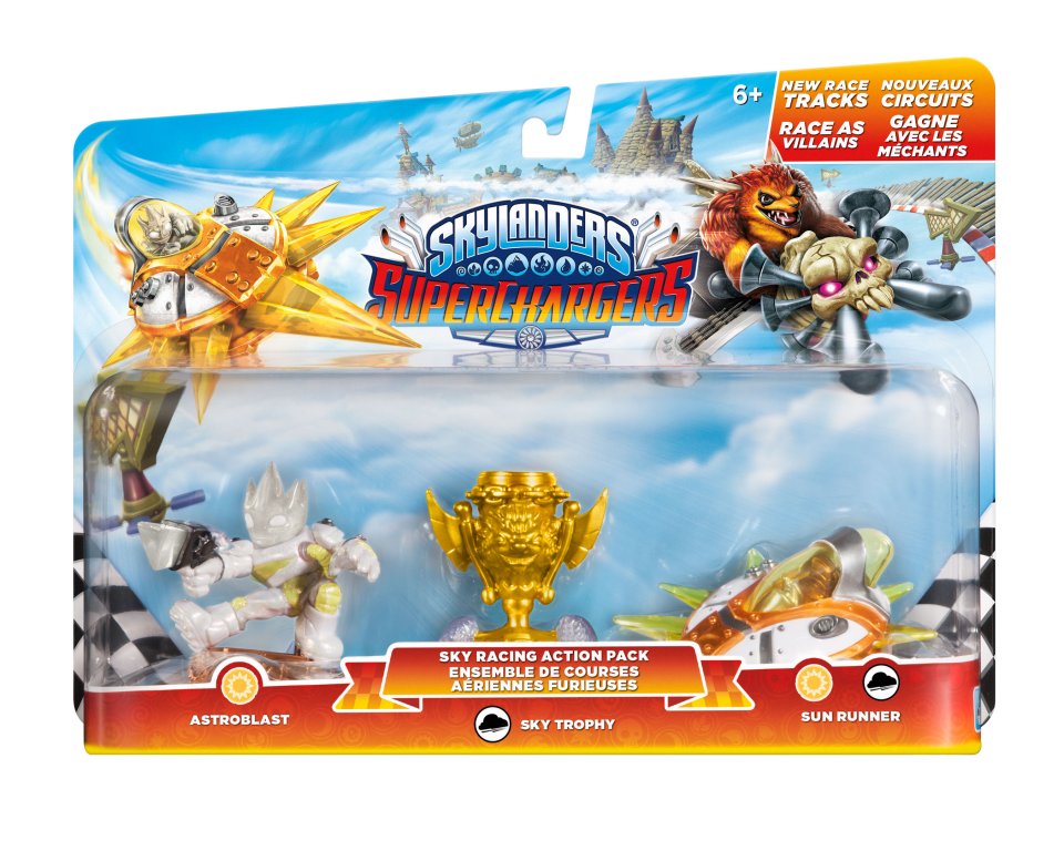 Набор для гонок из 3-х фигурок Skylanders SuperChargers.(стихия Свет)