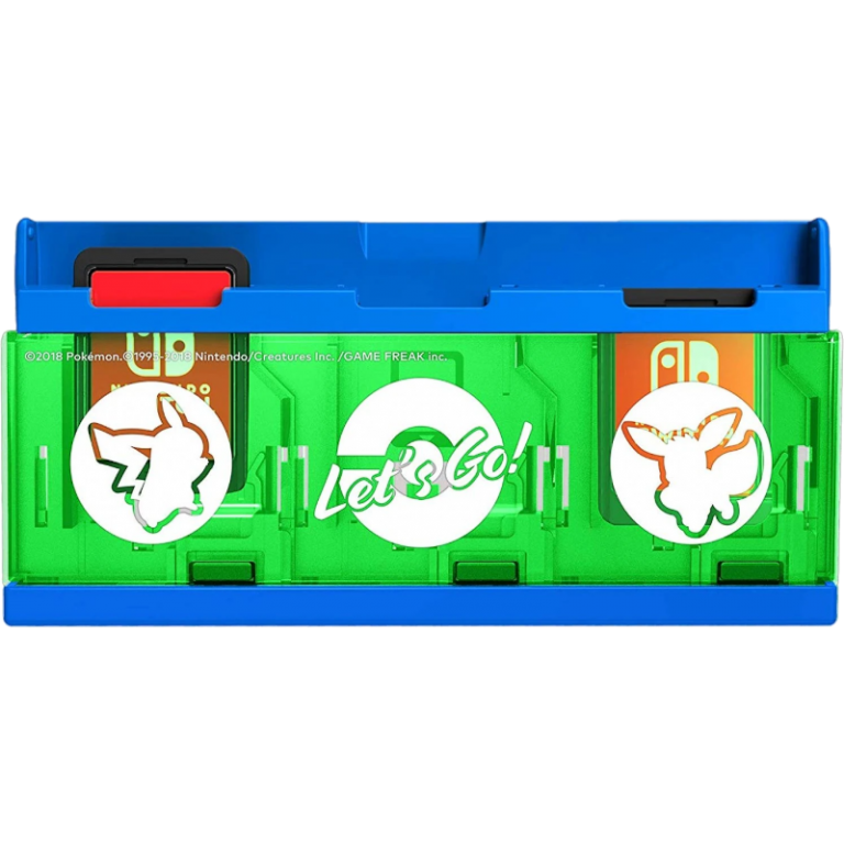 Кейс для хранения 6 игровых карт, Hori Pop & Go Game Card Case - Pokemon Let's Go! (NSW-134U)