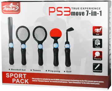 Набор аксессуаров 7 в 1 Sport Pack для PS Move