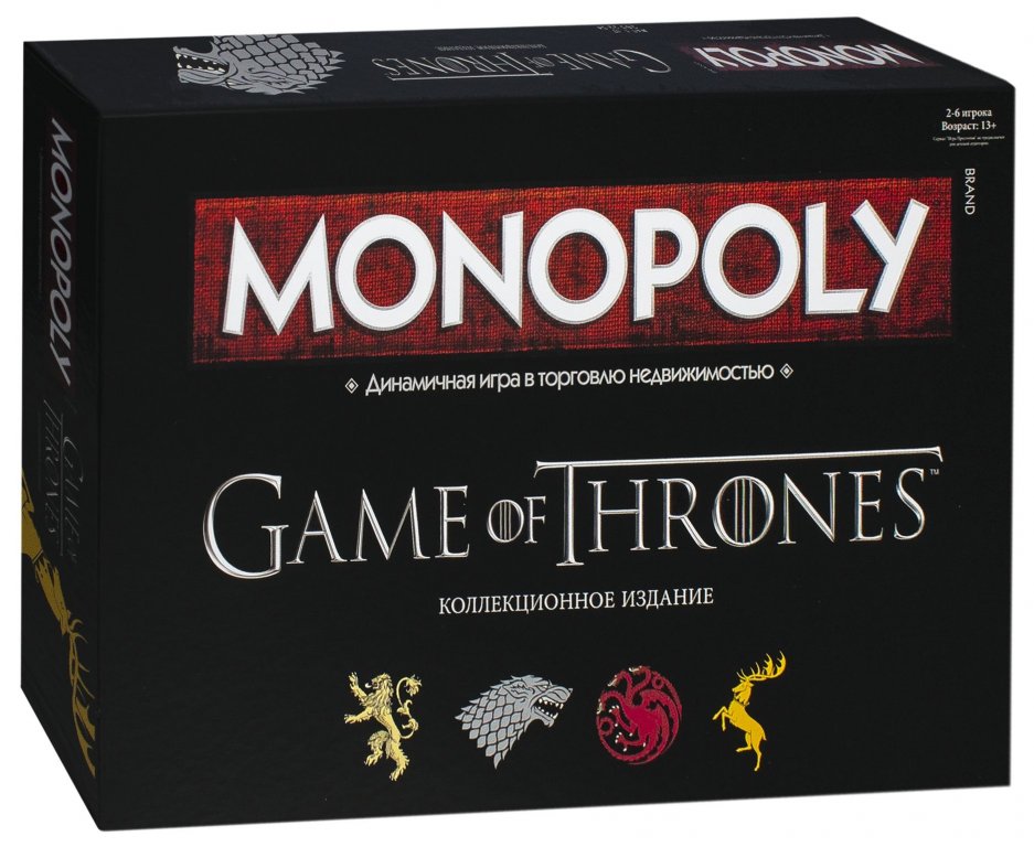Настольная игра Монополия. Игра престолов