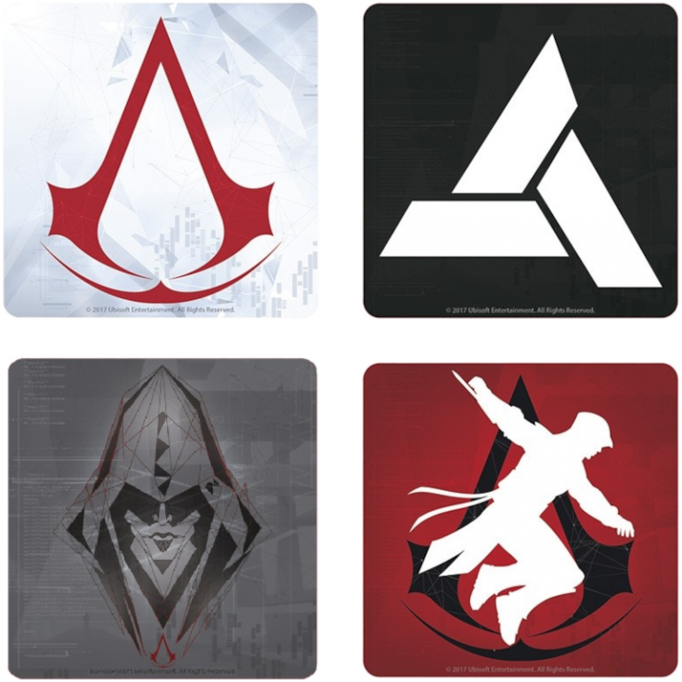 Подставки под напитки ABYstyle: Assassins Creed: Generic Set (4шт.)