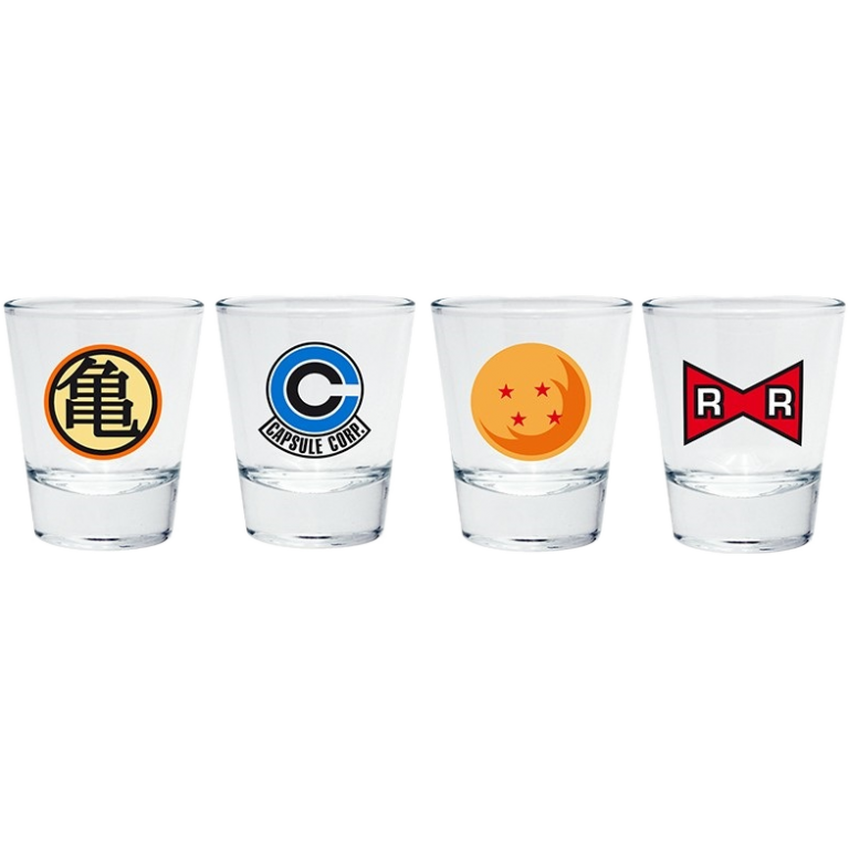 Набор рюмок ABYstyle: Dragon Ball: Emblems (4 шт.)