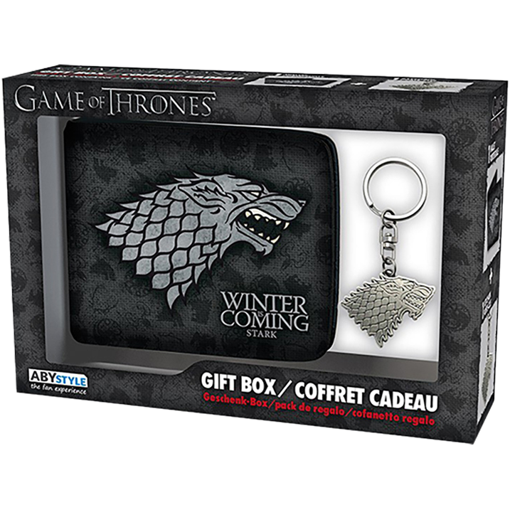 Набор ABYstyle: Game of Thrones: Stark (Кошелек + Брелок)