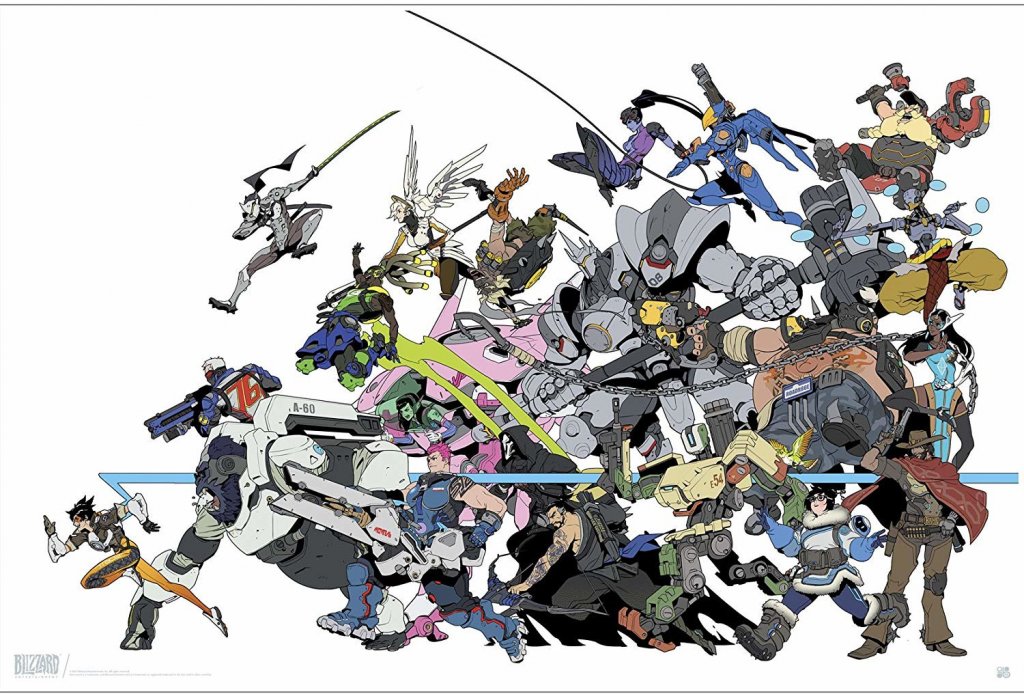 Постер ABYstyle: Overwatch: All Characters